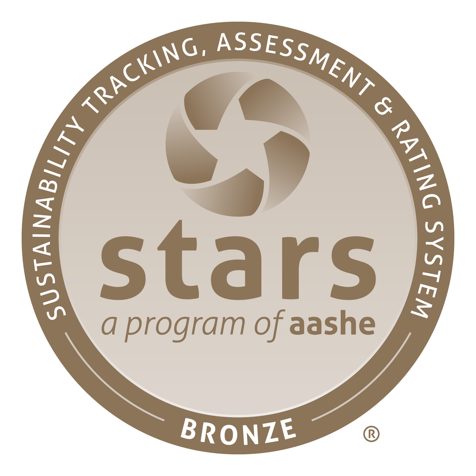 AASHE STARS bronze seal