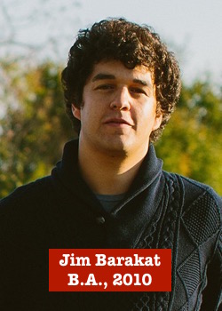 Jim Barakat, B.A., 2010