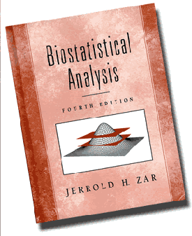 Photo of Book Cover - Biostatistical Analysis, 4th Edition